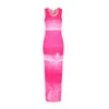 Draw In Light Women's 11 Basic Maxi Dress - Pink Noise - Image 1