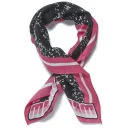 Marc by Marc Jacobs Skull Bandana Scarf - Knockout Pink Multi Image 1