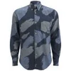 Our Legacy Men's 1950's Painted Camo Long Sleeve Shirt - Blue - Image 1