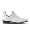Senso Women's Benny III Croc Leather Ankle Boots - White - Image 1