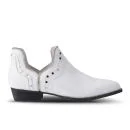 Senso Women's Benny III Croc Leather Ankle Boots - White Image 1