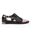 Toga Pulla Women's Buckle Leather Shoes - Black/Pink - Image 1
