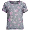 Carven Women's Printed Fabric T-Shirt - Navy - Image 1