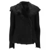 Joseph Women's Toscana Anais Short Shearling Jacket - Black - Image 1