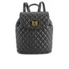 Love Moschino Women's Quilted Backpack - Black - Image 1