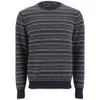 Paul Smith Jeans Men's Crew Jacquard Knitted Jumper - Navy - Image 1