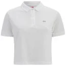 Lacoste Live Women's Cropped Polo Shirt - White Image 1
