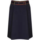 Marc by Marc Jacobs Women's Wool Twill Skirt - Prairie Indigo Image 1
