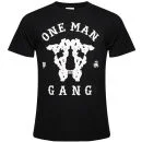 Wood Wood Men's Gang T-Shirts - Black Image 1