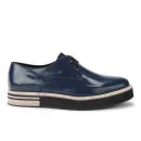 Surface to Air Men's Chunky Crepe Leather Shoes - Navy Image 1