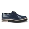 Surface to Air Men's Chunky Crepe Leather Shoes - Navy - Image 1