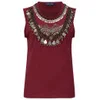 April, May Women's Malte Top - Red - Image 1
