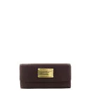 Marc by Marc Jacobs Women's M3122556 Long Trifold Purse - Carob Brown