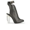 Miista Women's Roberta Perspex Heeled Leather Ankle Boots - Black - Image 1
