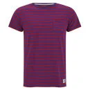 Bedwin & The Heartbreakers Men's Earnie Border T-Shirt - Purple