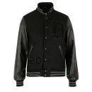 Dehen Men's Signature Varsity Jacket - Black Image 1