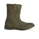 Hudson London Women's Hanwell Suede Slouch Boots - Khaki Image 1
