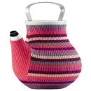 Eva Solo My Big Tea Teapot - Pink Stripes Image 1