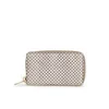 Sophie Hulme Mini Gold Spine Snake/Leather Wallet - Chequered Snakeskin - Image 1
