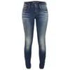 Denham Women's Sharp FBS Mid Rise Skinny Jeans - Mid Wash - Image 1