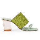 Opening Ceremony Women's Jindo Leather Heeled Sandals - Tetra/Mint