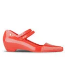 Karl Lagerfeld for Melissa Women's Melissima 11 Pointed Toe Flat Shoes - Red