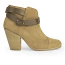 rag & bone Women's Harrow Heeled Leather Ankle Boots - Camel Image 1