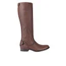 Frye Women's Melissa Button Knee High Leather Boots - Brown Image 1
