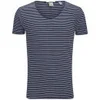 Scotch & Soda Men's Cotton Lycra Striped Crew Neck T-Shirt - Dressin D - Image 1