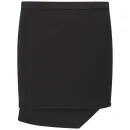 IRO Women's Ponia Asymmetric Neoprene Skirt - Black Image 1
