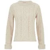 See By Chloé Women's Cable Knit Jumper - Light Pink - Image 1