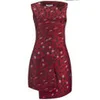 Opening Ceremony Women's Mirrorball Snap Print Going Out Dress - Burnt Red Multi - Image 1