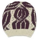 ba&sh Knitted Hat - Red/White Image 1
