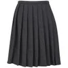 YMC Women's Pleated Wool Skirt - Charcoal - Image 1