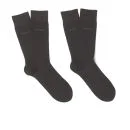 BOSS Hugo Boss Men's Twin Pack Socks - Black Image 1