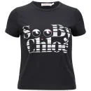 See By Chloé Women's Eye Print T-Shirt - Black