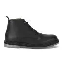 House of Hounds Men's Blakey Grained Leather Lace Up Boots - Black Image 1