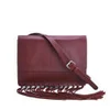 By Malene Birger Women's Niccon Leather Fringe Crossbody Bag - Red - Image 1