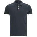 Scotch & Soda Men's Classic Garment Dyed Pique Polo Shirt - Black Image 1
