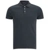 Scotch & Soda Men's Classic Garment Dyed Pique Polo Shirt - Black - Image 1
