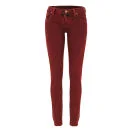 Nudie Women's Tight Long John Organic Skinny Jeans - Icon Red