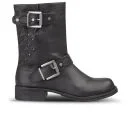 Sam Edelman Women's Bevin Leather Biker Boots - Black Image 1
