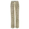 Joseph Women's 4010 Snake Print Silk Pyjama Trousers - Stone - Image 1