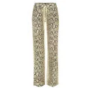 Joseph Women's 4010 Snake Print Silk Pyjama Trousers - Stone
