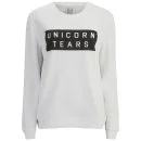 Zoe Karssen Women's Unicorn Tears Sweatshirt - White Image 1