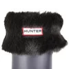 Hunter Women's Soft Furry Cuff Welly Socks - Panther Black - Image 1