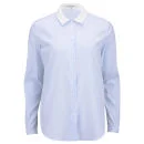 Carven Women's Oxford Shirt - Blue/White