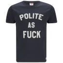 TSPTR Men's Polite As F*** T-Shirt - Navy Image 1