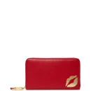 Lulu Guinness Grainy Leather Continental Wallet - Red
