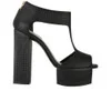 Kat Maconie Women's Abigail Quilted Leather Platform Heels - Black - Image 1